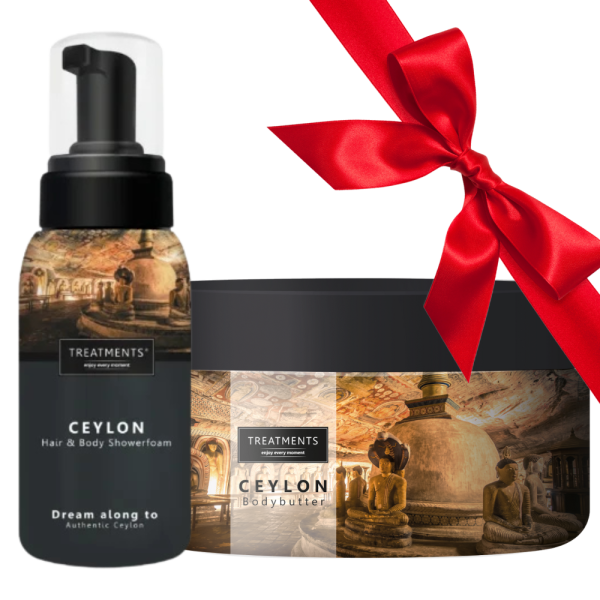 Ceylon Treatments Hand & Body showerfoam en bodybutter